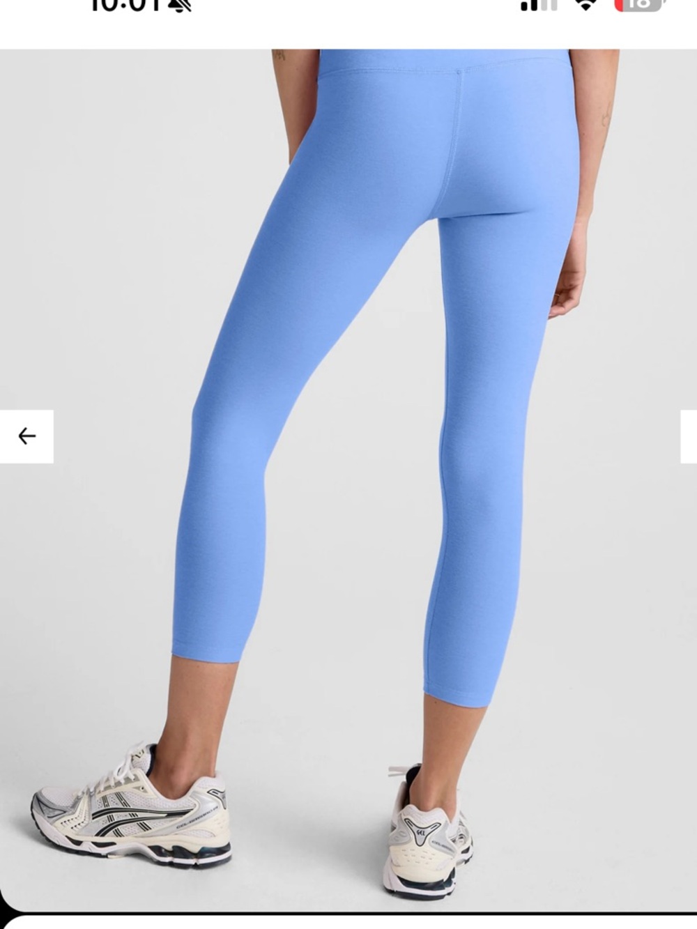 Beyond Yoga Wild Flower Blue Heather capri - Picture 5 of 7